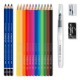 Staedtler 146 10C Negro, Azul, Burdeos, Marrón, Verde, Azul claro, Verde claro, Mauve