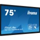 iiyama TE7514MIS-B1AG pantalla de señalización Panel plano interactivo 190,5 cm