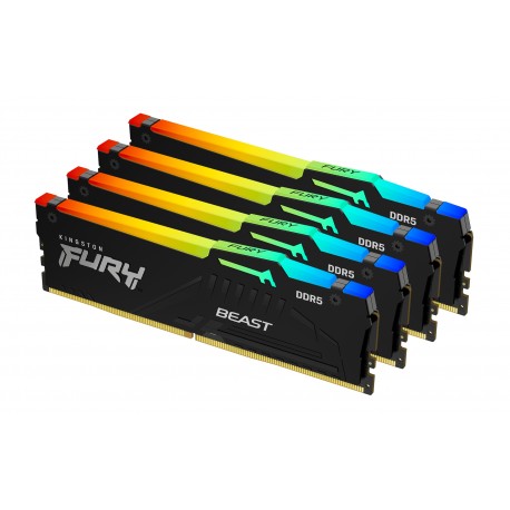 Kingston Technology FURY Beast RGB módulo de memoria 64 GB 4 x 16 GB DDR5