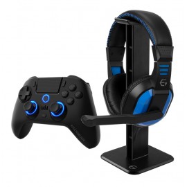 EgoGear SBP30-P4-BK mando y volante Negro, Azul Bluetooth Mando + auriculares Digital PlayStation 4