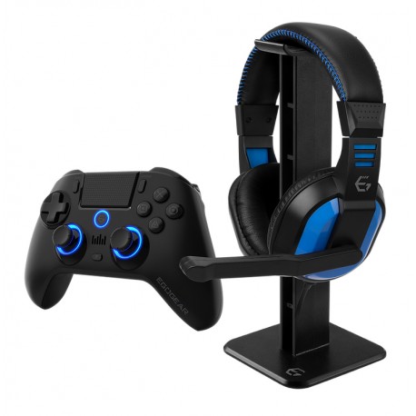 EgoGear SBP30-P4-BK mando y volante Negro, Azul Bluetooth Mando + auriculares Digital PlayStation 4