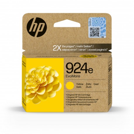 HP Cartucho de Tinta Original EvoMore 924e amarilla