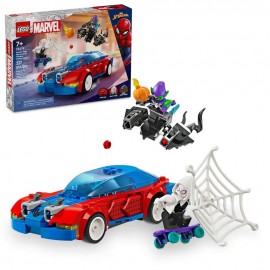 LEGO - Lego marvel coche de carreras spiderman y duende verde venomizado - 76279