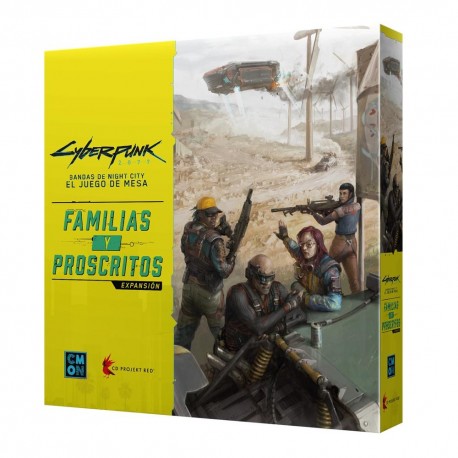 JUEGOS - Juego de mesa cyberpunk 2077: familias y proscritos edad recomendada 14 años - CPG002ES