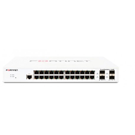 Fortinet FortiSwitch 124E Gestionado L2 Gigabit Ethernet (10/100/1000) 1U Blanco