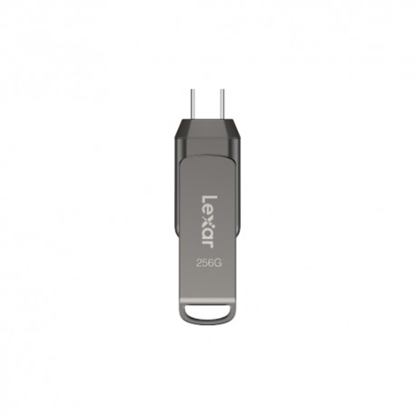 Lexar JumpDrive LJDD400256G-BNQNG unidad flash USB 256 GB USB Tipo C 3.2 Gen 1 (3.1 Gen 1) Gris