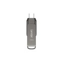 Lexar JumpDrive LJDD400256G-BNQNG unidad flash USB 256 GB USB Tipo C 3.2 Gen 1 (3.1 Gen 1) Gris