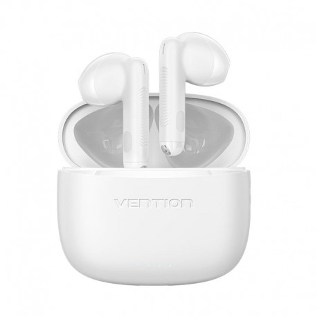 Vention Auriculares Bluetooth ELF 03 NBHW0 con estuche de carga/ Autonomía 6h/ Blancos