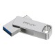 PNY DUO LINK unidad flash USB 128 GB USB Type-A / USB Type-C 3.2 Gen 1 (3.1 Gen 1) Acero inoxidable