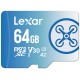 Lexar FLY microSDXC UHS-I card 64 GB Clase 10