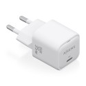 AISENS Cargador GaN 35W, 1xUSB-C PD3.0 QC4.0, Blanco