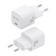 AISENS Cargador GaN 35W, 1xUSB-C PD3.0 QC4.0, Blanco