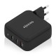 AISENS Cargador GaN 140W, 2xUSB-C PD3.1 QC4.0, 1xUSB-A QC3.0, Negro