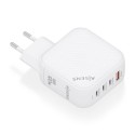 AISENS Cargador GaN 100W, 3xUSB-C PD3.0 QC4.0, 1xUSB-A QC3.0, Blanco