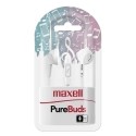 AURICULARES MAXELL BOTON BLANCO M671