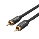 Vention Cable Estéreo VAB-R09-B100/ RCA Macho - RCA Macho/ 1m/ Negro