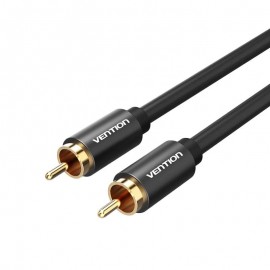 Vention Cable Estéreo VAB-R09-B100/ RCA Macho - RCA Macho/ 1m/ Negro