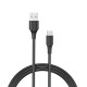 Vention Cable USB Tipo-C 3A CTHBC/ USB Tipo-C Macho - USB Macho/ 25cm/ Negro