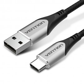 Vention Cable USB 2.0 Tipo-C CODHG/ USB Macho - USB Tipo-C Macho/ 1.5m/ Gris