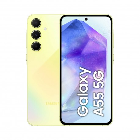 Samsung Galaxy A55 5G 16,8 cm (6.6'') Ranura híbrida Dual SIM Android 14 USB Tipo C 8 GB 128 GB 5000 mAh Amarillo