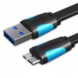 Vention Cable USB 3.0 VAS-A12-B050/ MicroUSB Macho - USB Macho/ 50cm/ Azul y Negro