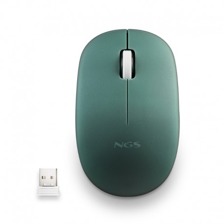 RATON NOTEBOOK OPTICO WIRELESS FOG PRO VERDE NGS