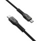 Urban Armor Gear Kevlar cable USB 1,5 m USB 2.0 USB C Negro, Gris