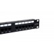 Phasak Patch panel 19'' 24P Cat.6A UTP RJ45 DUAL 1U - PU 2421