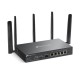 TP-Link ER706W-4G router inalámbrico Gigabit Ethernet Doble banda (2,4 GHz / 5 GHz) Negro