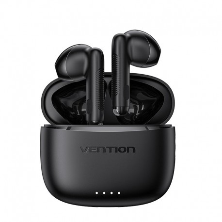 Vention Auriculares Bluetooth ELF E03 NBHB0 con estuche de carga/ Autonomía 6h/ Negros