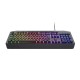 Trust GXT 836 Evocx teclado USB QWERTY Inglés de EE. UU. Negro