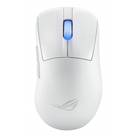 ASUS ROG Keris II Ace Wireless AimPoint White ratón mano derecha RF Wireless + Bluetooth + USB Type-A Óptico 42000 DPI