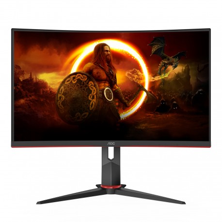 AOC CQ27G2S/BK pantalla para PC 68,6 cm (27'') 2560 x 1440 Pixeles Quad HD Negro, Rojo