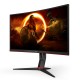 AOC CQ27G2S/BK pantalla para PC 68,6 cm (27'') 2560 x 1440 Pixeles Quad HD Negro, Rojo