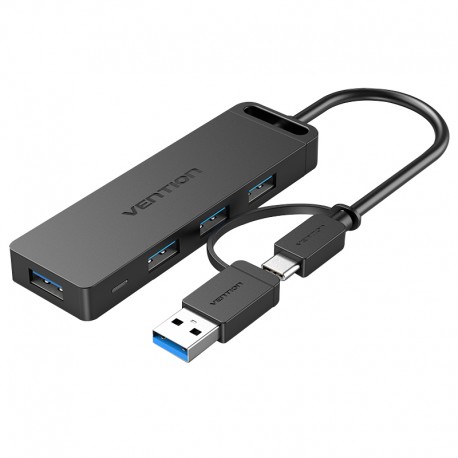 Vention Hub USB 3.0 y Tipo-C CHTBB/ 4xUSB