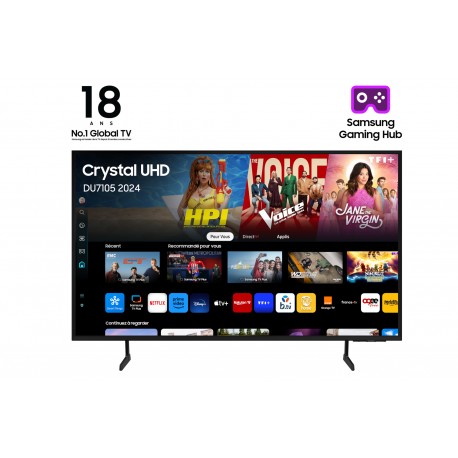 Samsung TU75DU7105K 190,5 cm (75'') 4K Ultra HD Smart TV Wifi Negro