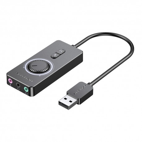 Vention Tarjeta de Sonido CDRBB/ USB Macho - 3x Jack 3.5 Hembra