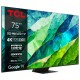 TCL C855 Series 75C855 Televisor 190,5 cm (75'') 4K Ultra HD Smart TV Wifi Negro 3500 cd / m²