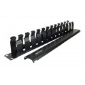 Phasak Guiacables con tapa para Rack de 19'' 1U - PA 5095