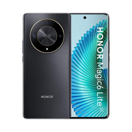 HONOR - Honor Magic6 Lite 5G 17,2 cm (6.78'') SIM doble Android 13 USB Tipo C 8 GB 256 GB 5300 mAh Negro - 5109awvg