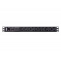 ATEN - Aten PE0110SG unidad de distribución de energía (PDU) 10 salidas AC 1U Negro - pe0110sg-at-g