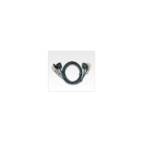 ATEN - Aten 2L7D05U 5m Negro cable para video, teclado y ratón (kvm) - 2L7D05U