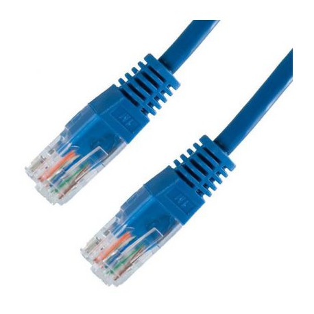 Nanocable CABLE RED LATIGUILLO RJ45 CAT.5E UTP AWG24, AZUL, 2.0 M 10.20.0102-BL