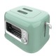 Cecotec RetroVision Green 5 2 rebanada(s) 700 W Verde claro, Acero inoxidable