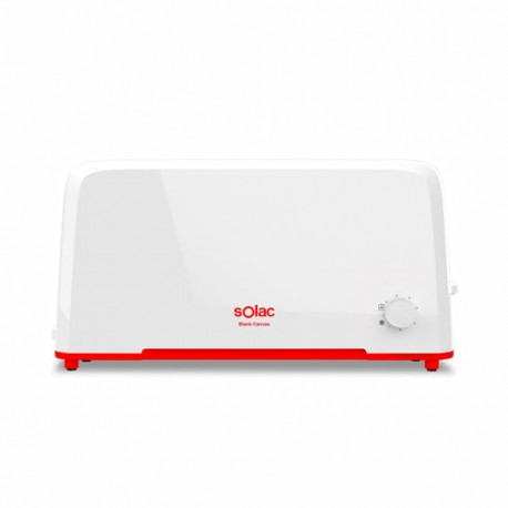 Solac S96003700 tostadora 7 1 rebanada(s) 800 W Rojo, Blanco