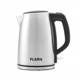 Flama 736FL tetera eléctrica 1,7 L 2200 W Negro, Acero inoxidable