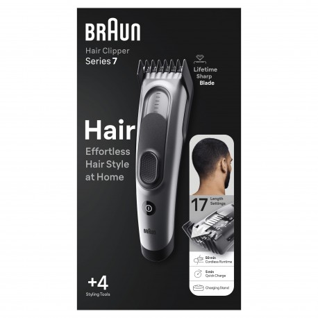 Braun HC7390 Negro, Gris 17 Níquel-metal hidruro (NiMH)