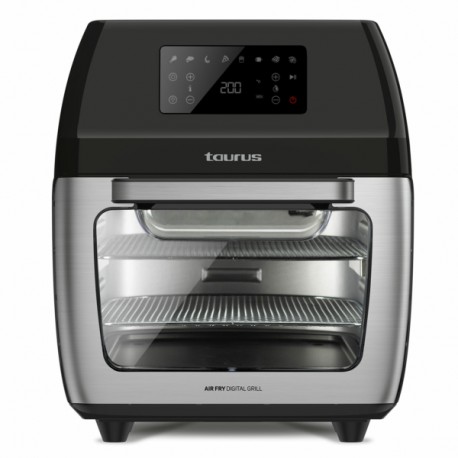 Taurus 973981000 freidora Sencillo 12 L Independiente 1300 W Freidora de aire caliente Negro