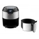 Tefal Easy Fry EY401D freidora Sencillo 4,2 L Independiente 1500 W Freidora de aire caliente Negro, Acero inoxidable