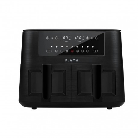 Flama 698FL Doble 8 L Independiente 3040 W Freidora de aire caliente Negro